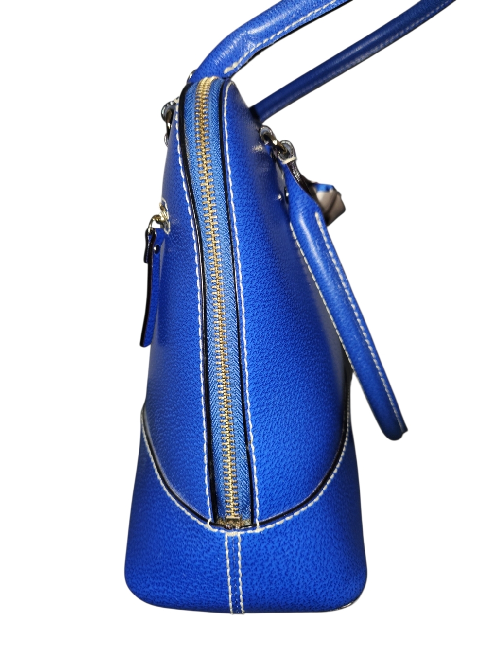 Kate Spade Electric Blue Leather Dome Satchel - Picture 3 of 13